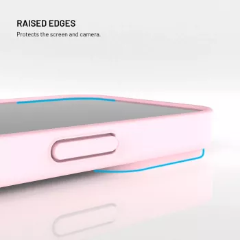 Fixed Story Rückseitenabdeckung für Xiaomi 17 Ultra, gummiert, Pink