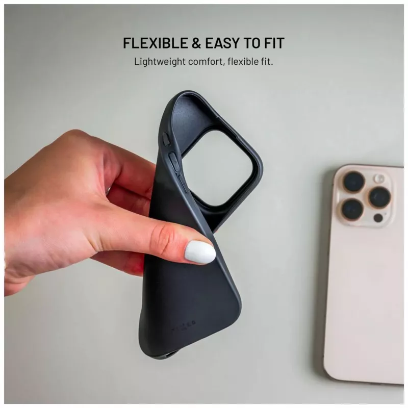 Fixed Story Rückabdeckung für Xiaomi Redmi Note 15 Pro 5G - Gummiert - Schwarz