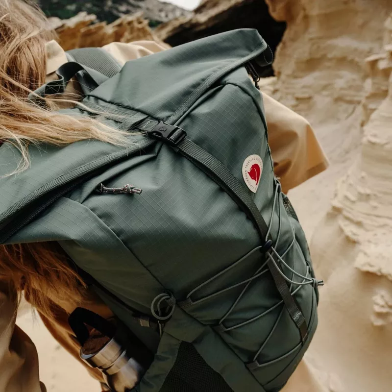 Fjällräven Abisko Hike Foldsack Rucksack - Patina Green