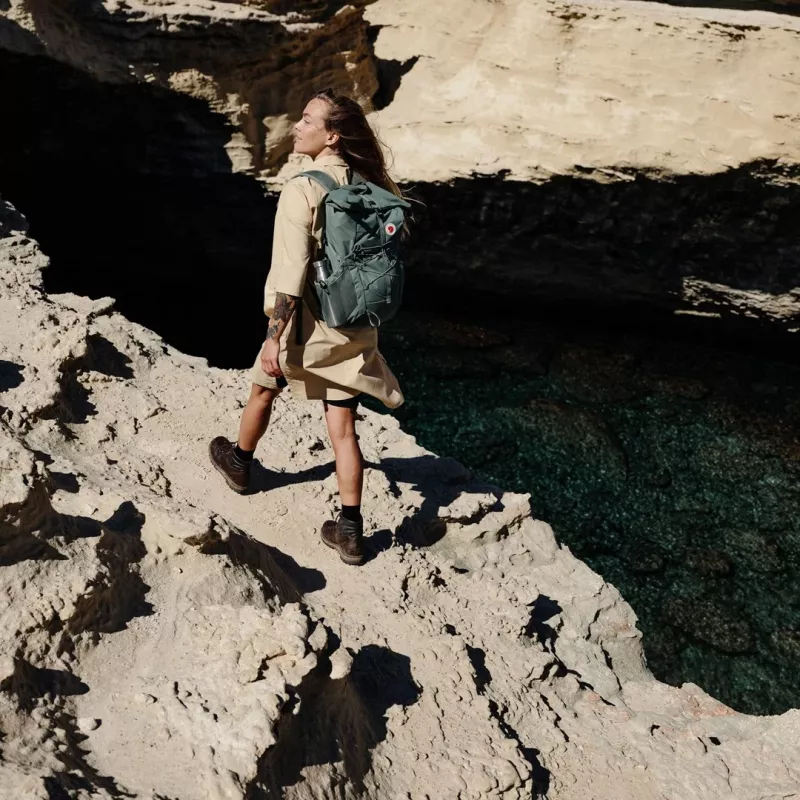 Fjällräven Abisko Hike Foldsack Rucksack - Patina Green