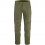 Fjällräven Abisko Hybrid Trail Zip-off Men's Convertible Trousers Laurel Green