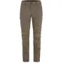 Fjällräven Abisko Hybrid Trail Zip-off Women's Convertible Trekking Trousers Suede Brown