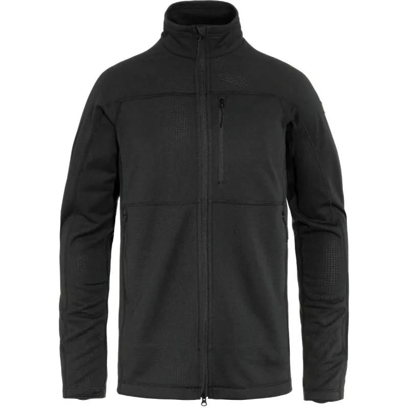 Fjällräven Abisko Lite Fleecejacke Herren Schwarz
