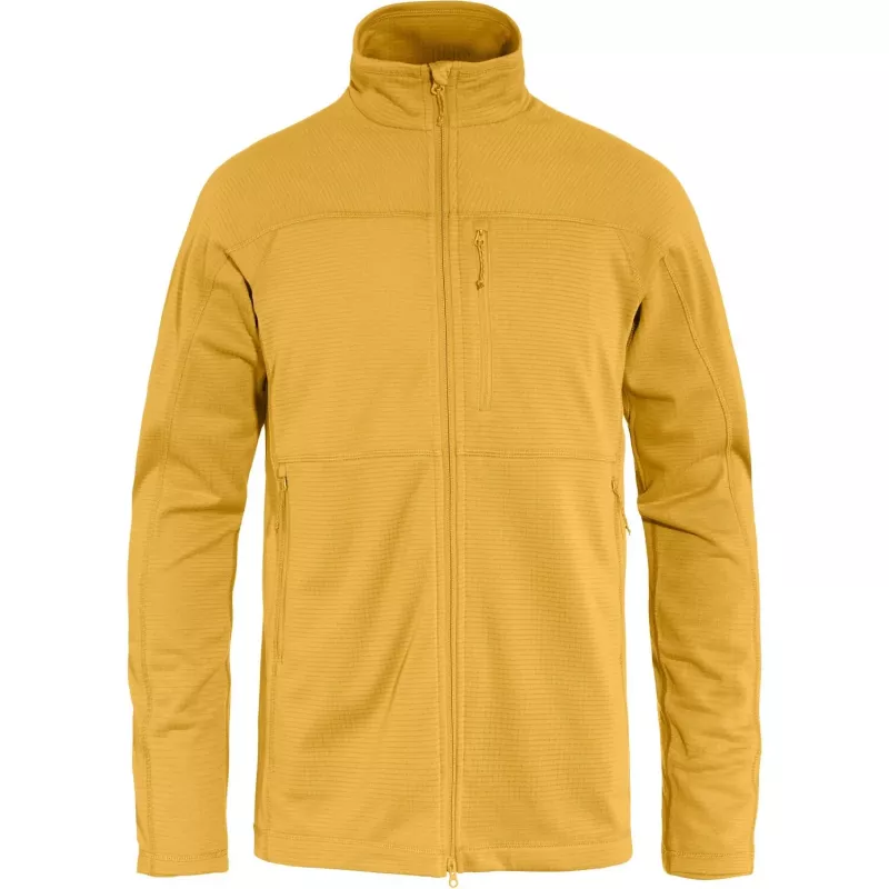 Fjällräven Abisko Lite Fleecejacke Herren Ochre
