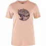 Fjällräven Abisko Wool Fox SS T-Shirt Damen Chalk Rose-Port