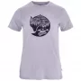 Fjällräven Abisko Wool Fox SS Damen-T-Shirt Lavender Mist / Dark Navy