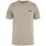 Fjällräven Abisko Wool Logo SS Herren T-Shirt Light Fossil