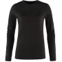 Fjällräven Abisko Wool LS Damen-Baselayer-Shirt Schwarz