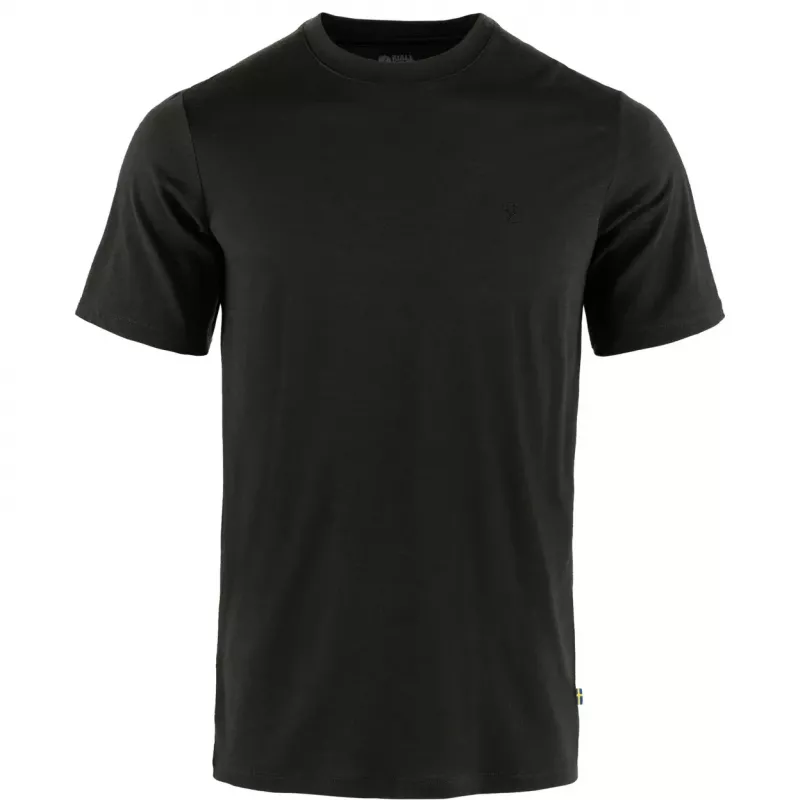 Fjällräven Abisko Wool SS T-Shirt Herren Schwarz