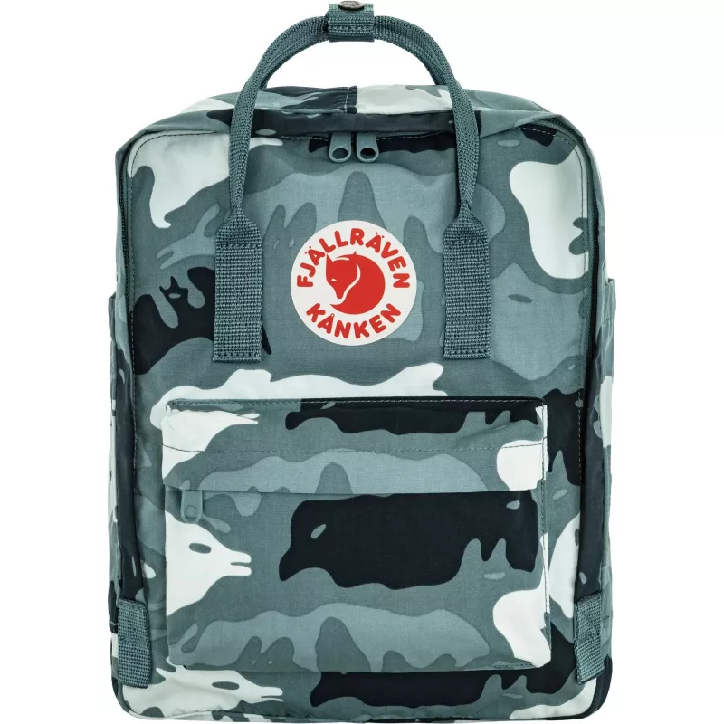 Fjällräven Kånken Graphics Rucksack Nimbus Blue/Hidden Animals