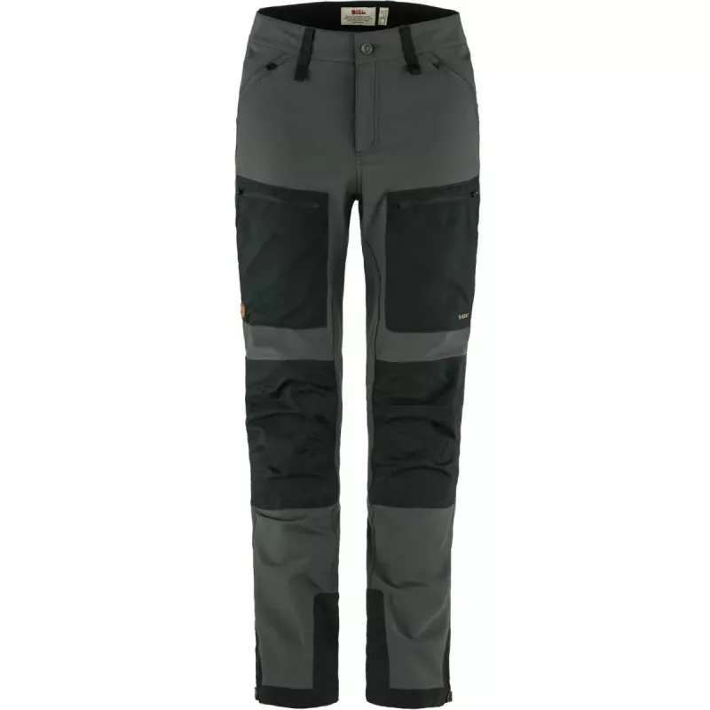 Fjällräven Keb Agile Damen Wanderhose Basalt-Iron Grey