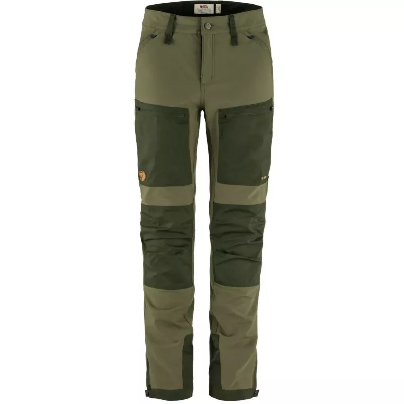 Fjällräven Keb Agile Damenhose Laurel Green-Deep Forest