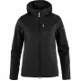 Fjällräven Keb Fleece Hoodie Damen Schwarz
