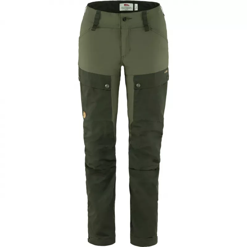 Fjällräven Keb Damen Trekkinghose Deep Forest-Laurel Green
