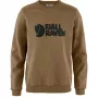 Fjällräven Logo Sweater Herren Wood Brown