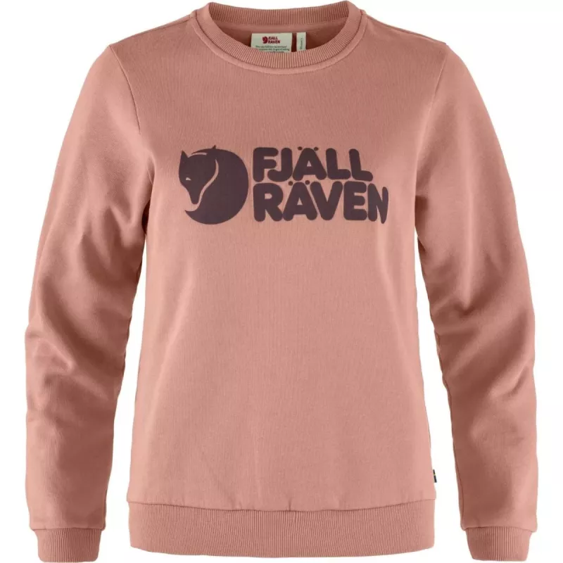 Fjällräven Logo Sweater Women's Dusty Rose
