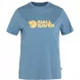 Fjällräven Logo Tee Damen Dawn Blue