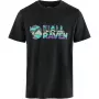 Fjällräven Herren Multicolor Logo T-Shirt Schwarz