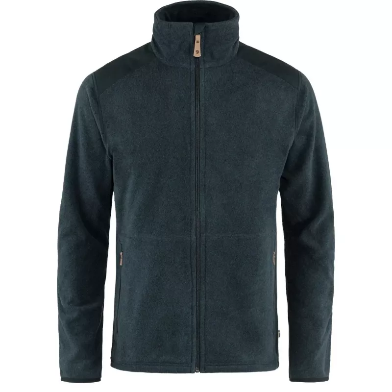 Fjällräven Herren Sten Fleecejacke Dark Navy