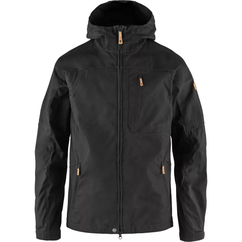 Fjällräven Herren Sten Jacke Schwarz