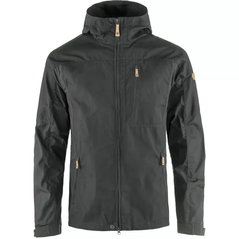 Fjällräven Herren Sten Windjacke Dark Grey
