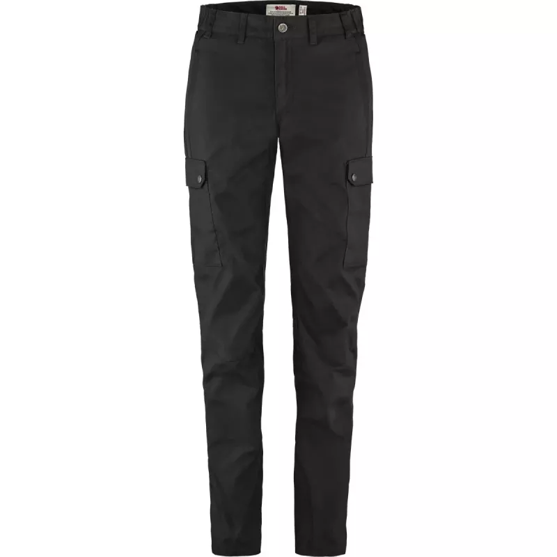 Fjällräven Stina Damen Outdoorhose Schwarz