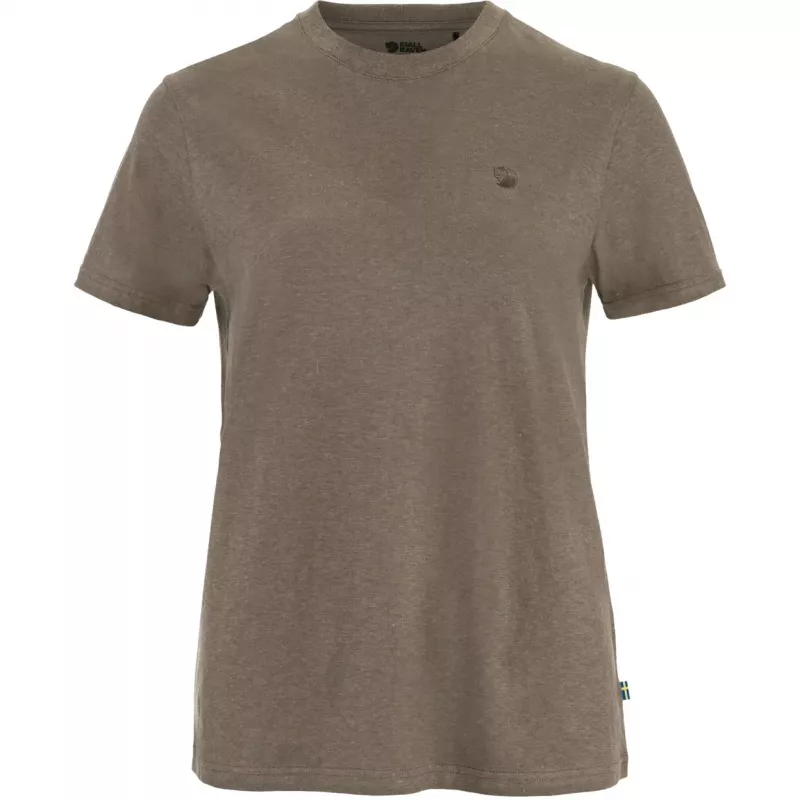 Fjällräven Damen Hanf-Mix T-Shirt Suede Brown