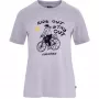 Fjällräven Damen Hoja Iväg T-Shirt Lavender Mist Größe L