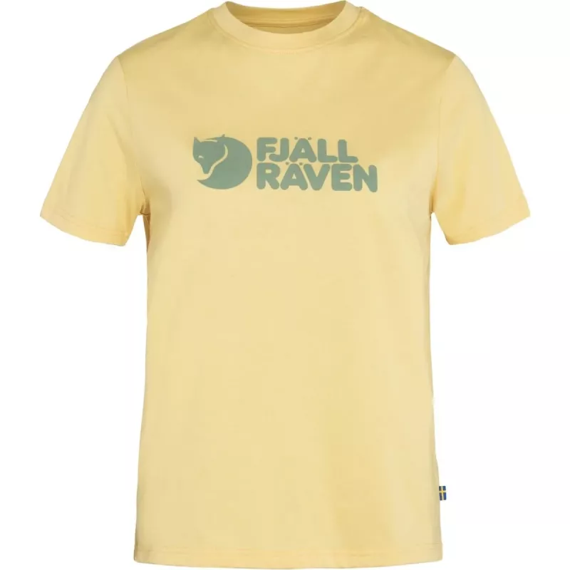 Fjällräven Women's Logo Tee S Maize Yellow