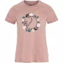 Fjällräven Damen T-Shirt Fjällblomster Fox Chalk Rose