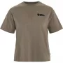 Fjällräven Damen T-Shirt Forest Walk Suede Braun Größe S