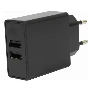 FLEPO NT-USB-103 USB-Ladegerät 2-Port 100-240V AC auf 5V DC 3A 15W Weiß