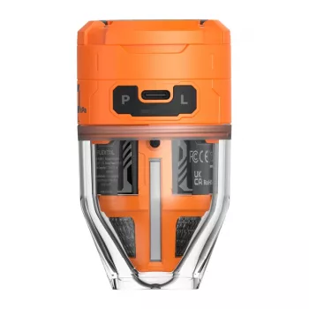 Flextail Max Pump 3 Portable Pump (Orange) – USB-C wiederaufladbare Luftpumpe mit LED-Licht, 3600 mAh, IPX4