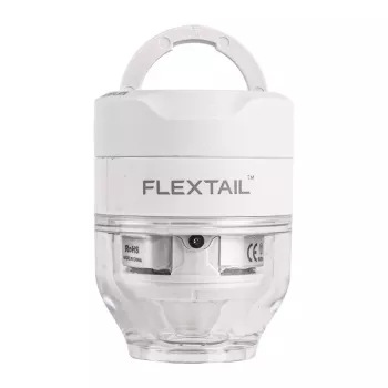 FLEXTAIL Tiny Pump 3X Electric Pump (Weiß) - 180 L/min, USB-C wiederaufladbar, IP44, integrierte LED