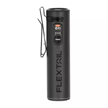Flextail ZERO 1200 Taschenlampe, 1200 Lumen, IPX7, USB-C wiederaufladbar, Schwarz