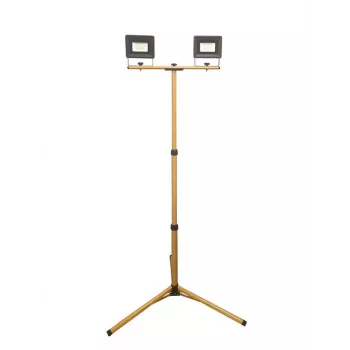 FLOODLIGHT E023E LED 2x20W 4000K IP65 Schwarz