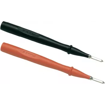 Fluke TP1-1 Slim-Reach Test Probe Set, CAT II 1000 V, 10 A, Edelstahlspitzen, Schwarz/Rot (3971265)