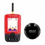 FLYTEC XJ-01 Fischfinder - Tragbares kabelloses Sonar mit 125 kHz, 90°-Strahl, 36 m Tiefe, FSTN-LCD-Display