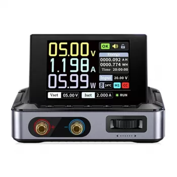 FNIRSI DPS150 PD Einstellbares DC-Netzteil 150W 0-28V 0-5A USB-C PD & DC-Eingang TFT-Display