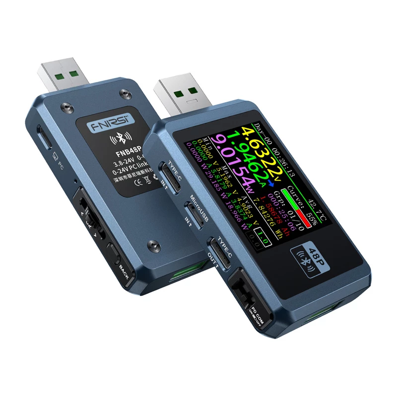 FNIRSI FNB48 BT USB Port Tester mit Bluetooth