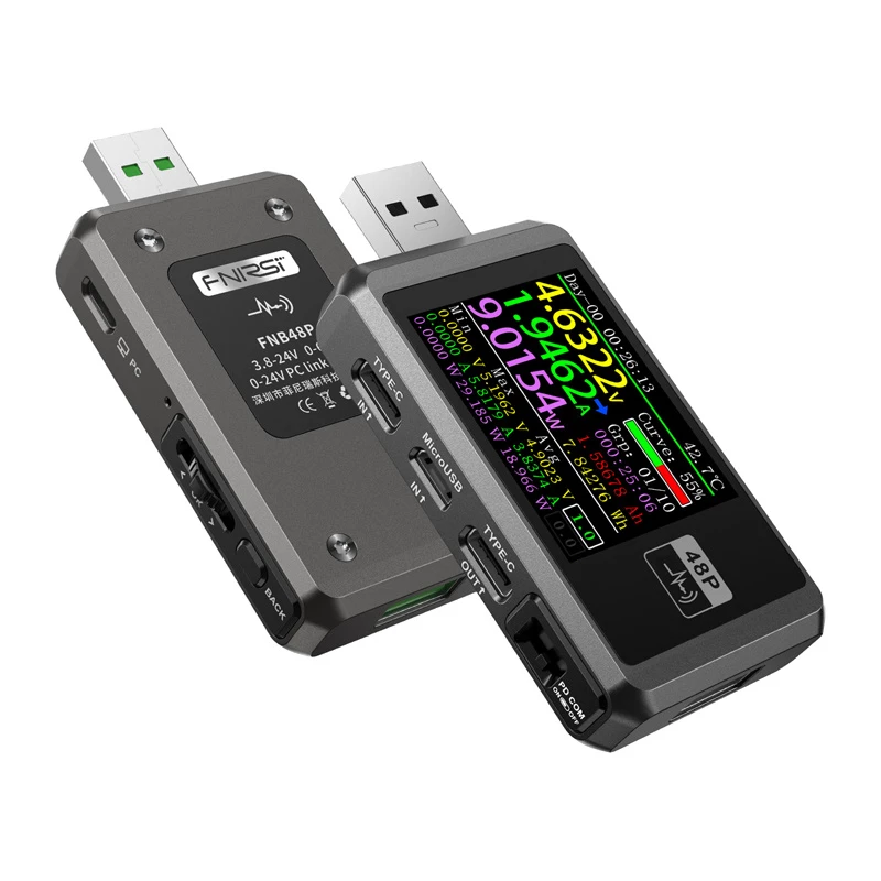 FNIRSI FNB48P USB Port Tester Schwarz
