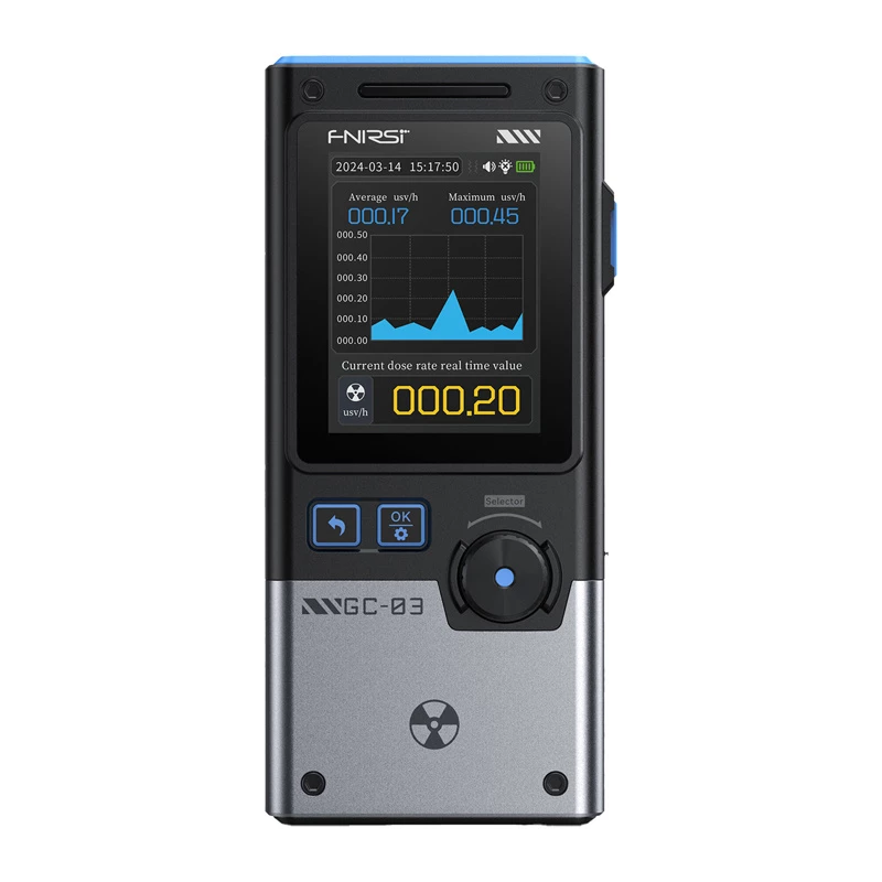 FNIRSI GC-03 BK Multifunktionaler Ionisierender Strahlungsdetektor