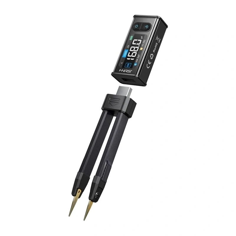 FNIRSI LCR-ST2 High-Accuracy LCR Meter | 100kHz Test Frequency, 2.8 inch TFT Display, USB-C