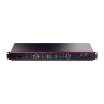 Focusrite Scarlett 18i20 4th Gen USB-C Audio Interface - 18 Eingänge / 20 Ausgänge, 8 Preamps, 192 kHz, 24-Bit, Rackmontage