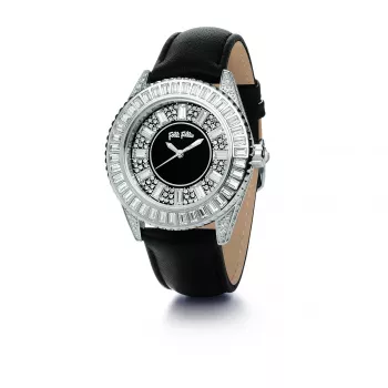 Folli Follie Donatella Damen Quarzuhr WF0A030SSK 32mm Silber Edelstahl