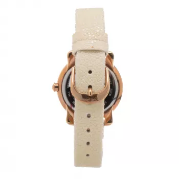 FOLLI FOLLIE Donatella Damen-Quarzuhr WF14B002SPS 35mm Roségold Edelstahl Pink Leder