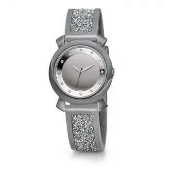 Folli Follie Donatella Damen-Quarzuhr WF15T013ZS 28mm Silber Edelstahl