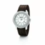 Folli Follie Donatella Damen-Quarzuhr WF5T003ZTW 30mm Roségold Edelstahl Weißes Leder