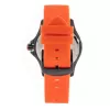 Folli Follie Dynamic Herren Quarz Analog Uhr 40mm Edelstahlgehäuse Schwarzes Zifferblatt Lederarmband