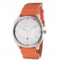 FOLLI FOLLIE Dynamic Herren Quarzuhr WT14T0015DNA 40mm Silber Edelstahl Schwarzes Leder